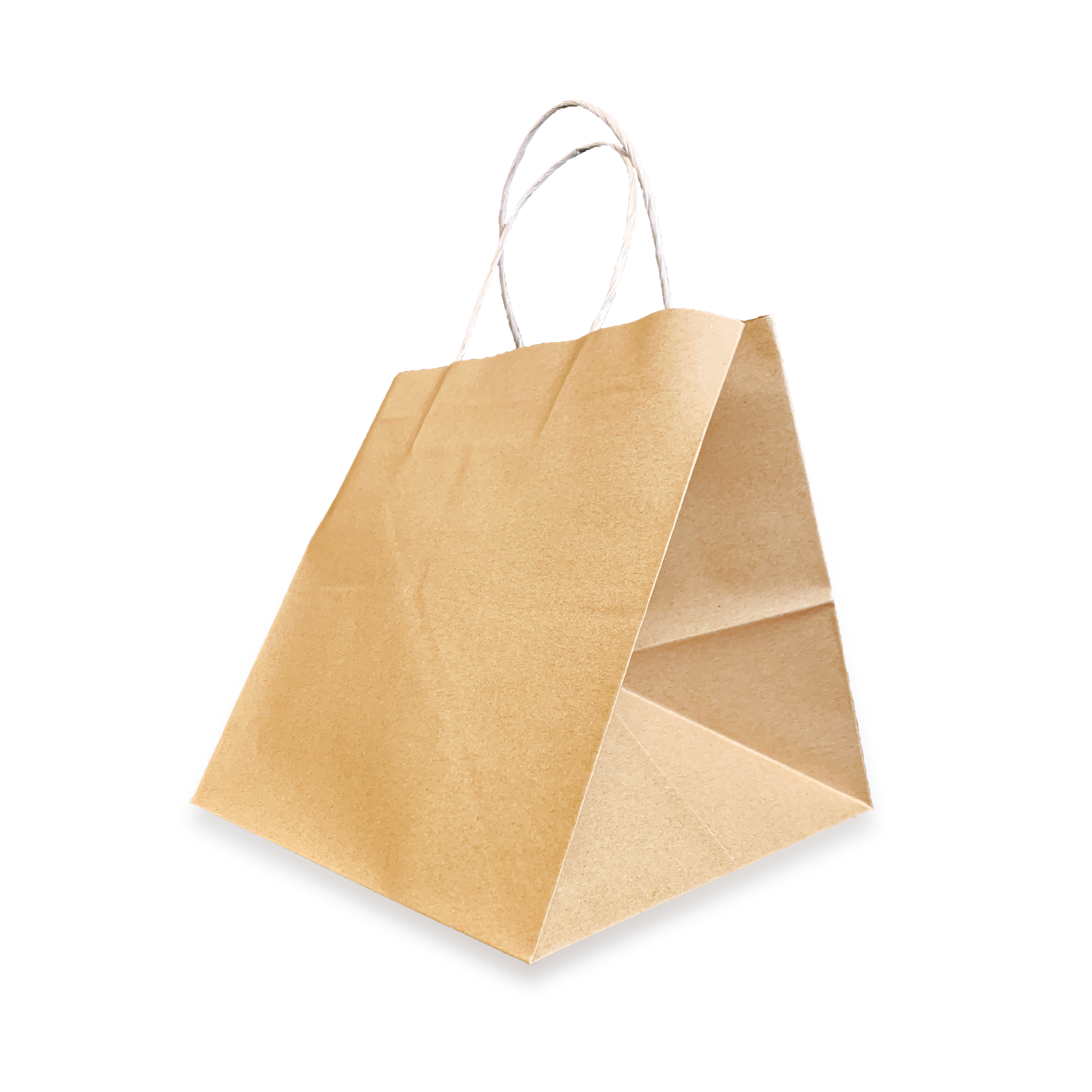 10x10x10 Uncoated Natural Kraft Stock Bag 