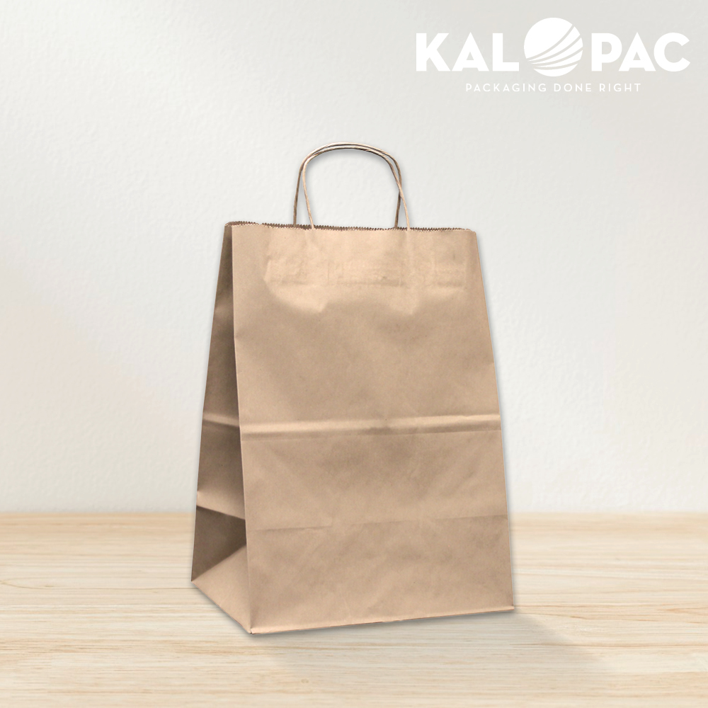 10x6.7x14 Uncoated Natural Kraft Stock Bag