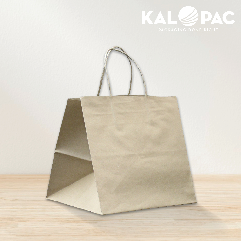10x10x10 Uncoated Natural Kraft Stock Bag 