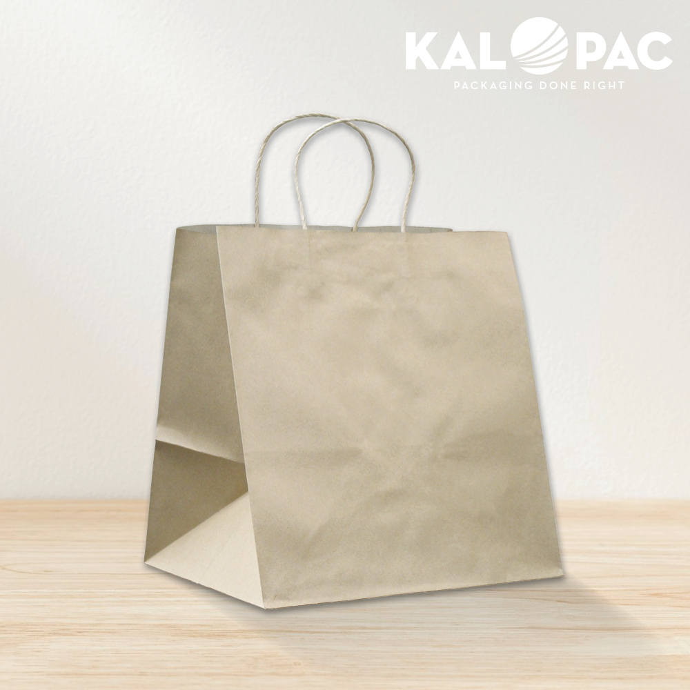 12x10x12 Uncoated Natural Kraft Stock Bag 