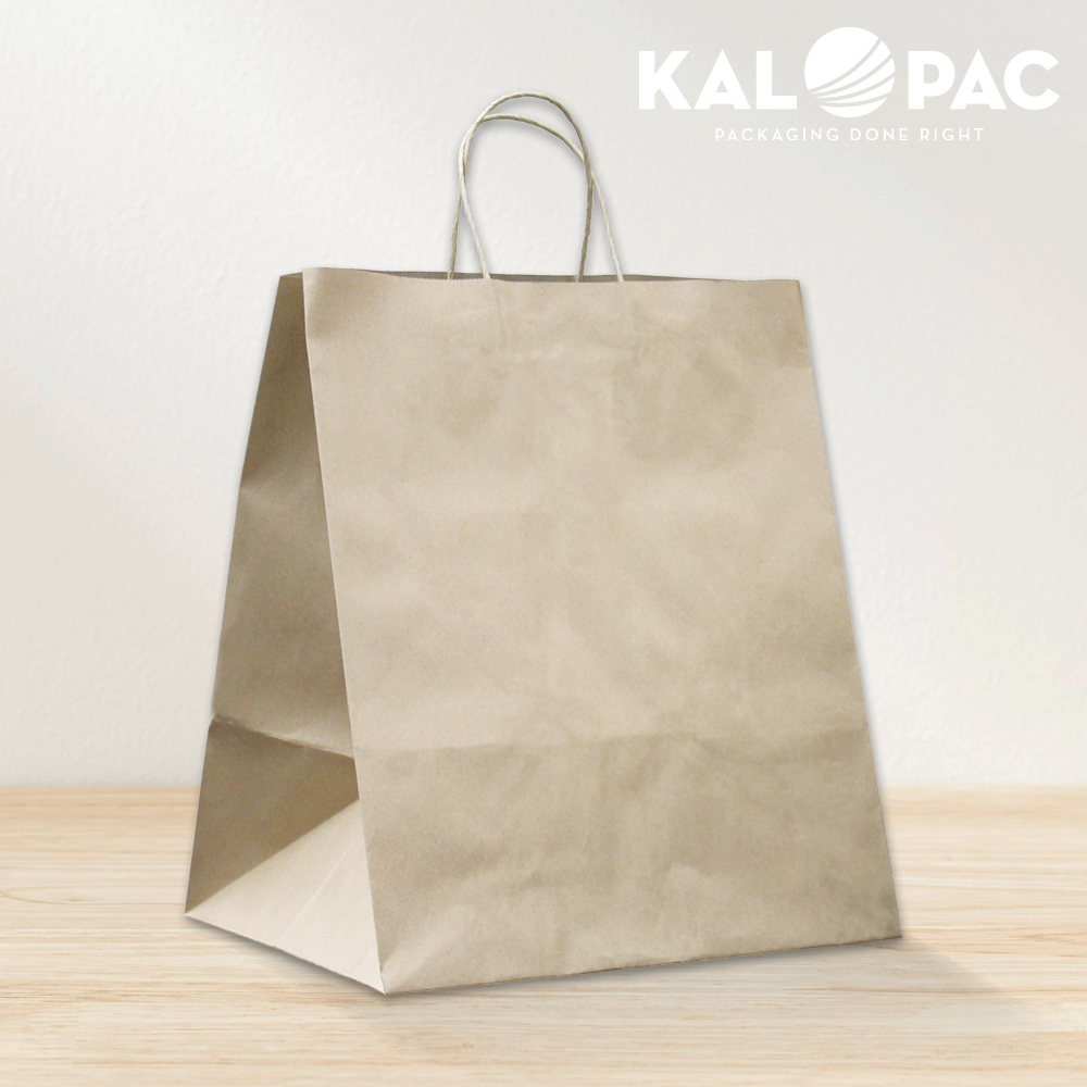 14x10x15.5 Uncoated Natural Kraft Stock Bag