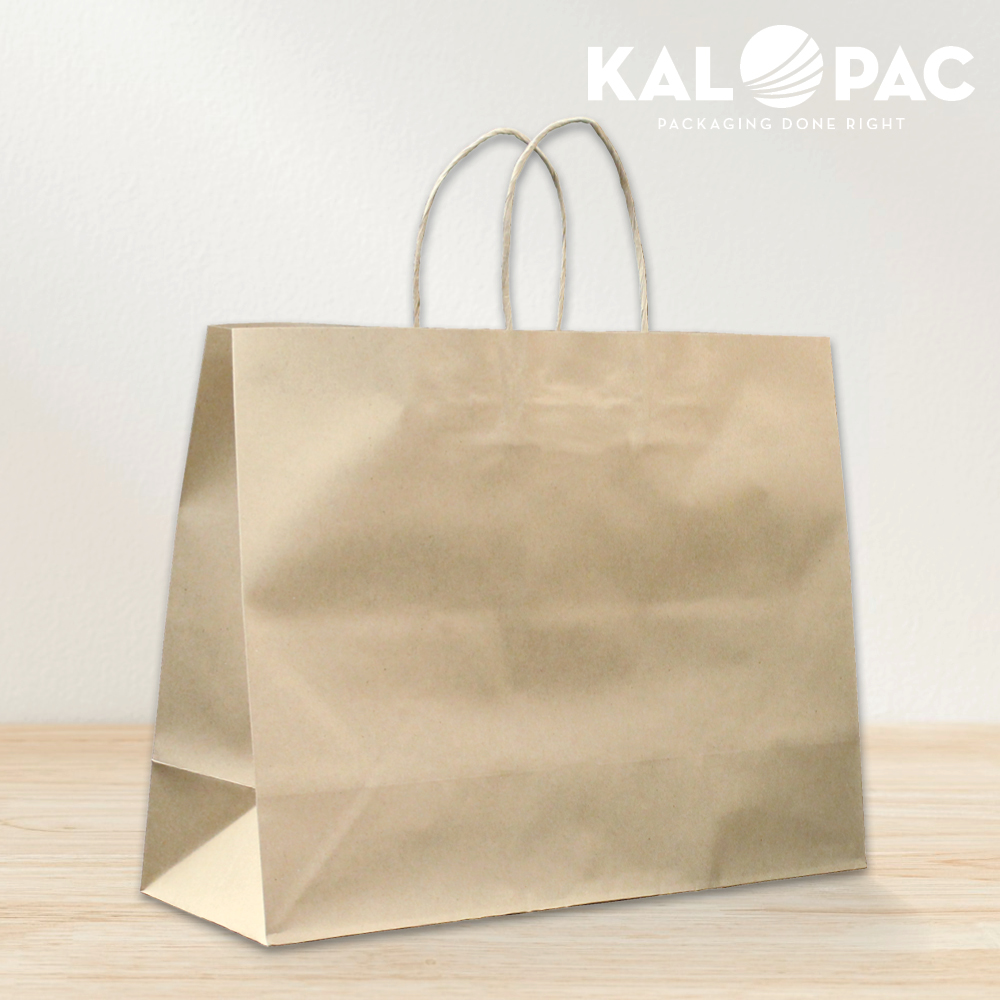 16x6x12 Uncoated Natural Kraft Stock Bag (110 GSM)