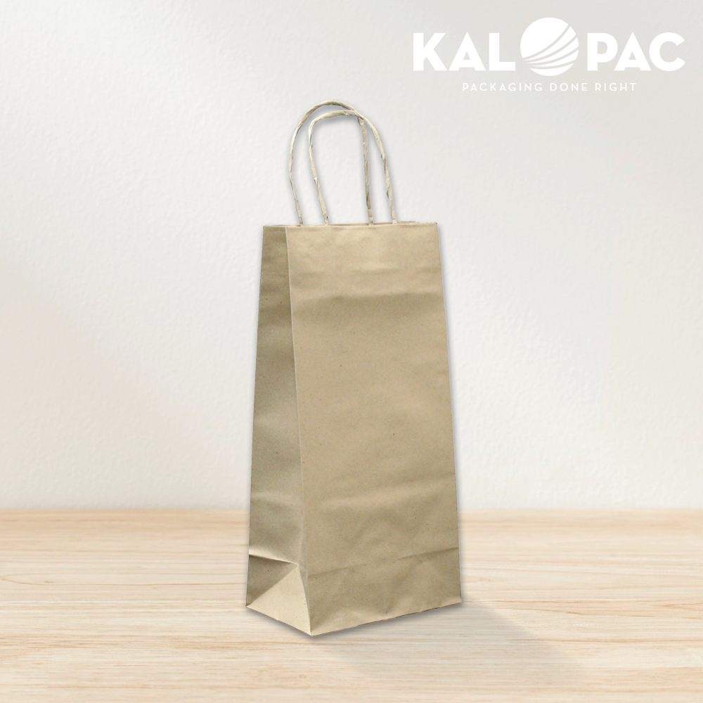 6.5x3.5x13 Uncoated Natural Kraft Stock Bag