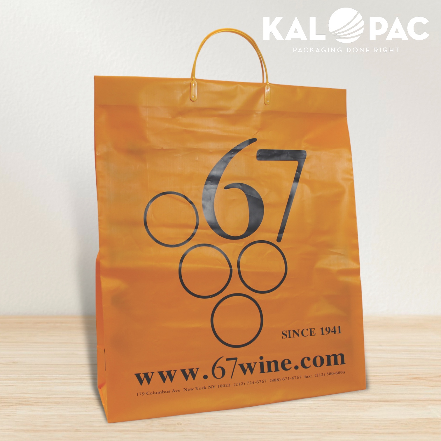 67 Wine Clip-Loop Bag