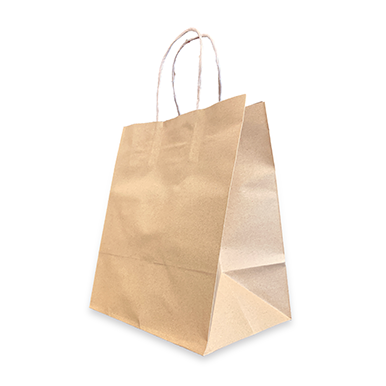 8.5x6x10 Uncoated Natural Kraft Stock Bag 