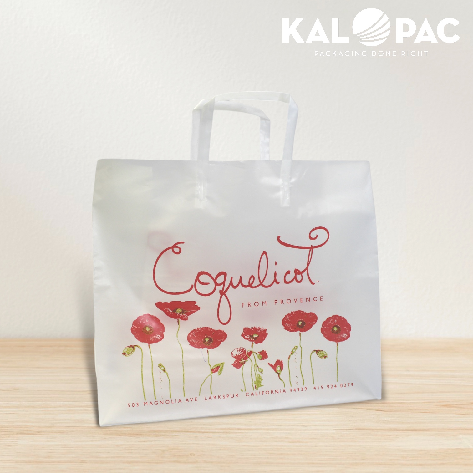 Coquilicot Trifold Bag