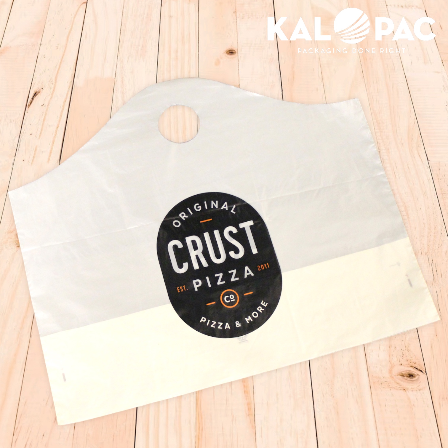 Crust Pizza Wave Top Bag