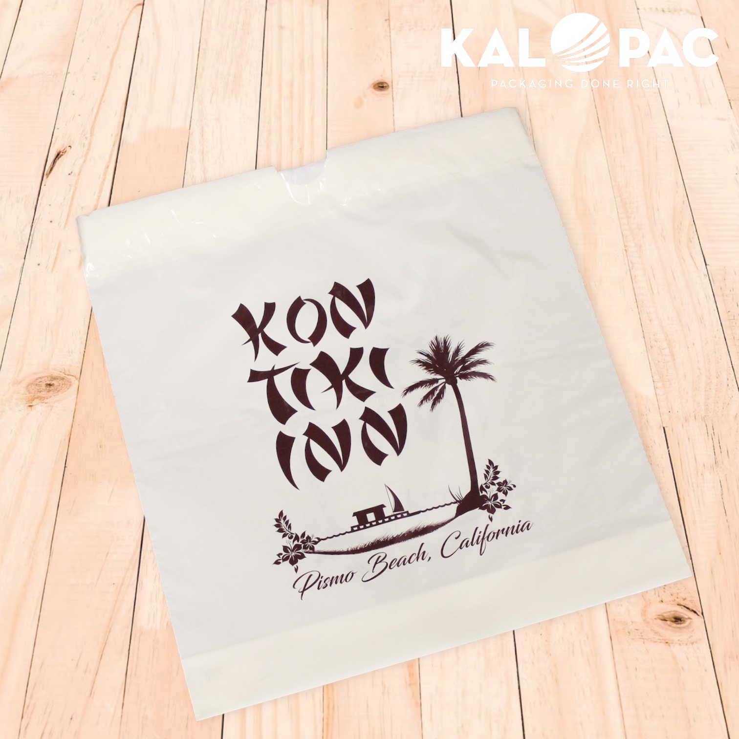 Kon Tiki Inn Drawtape Bag
