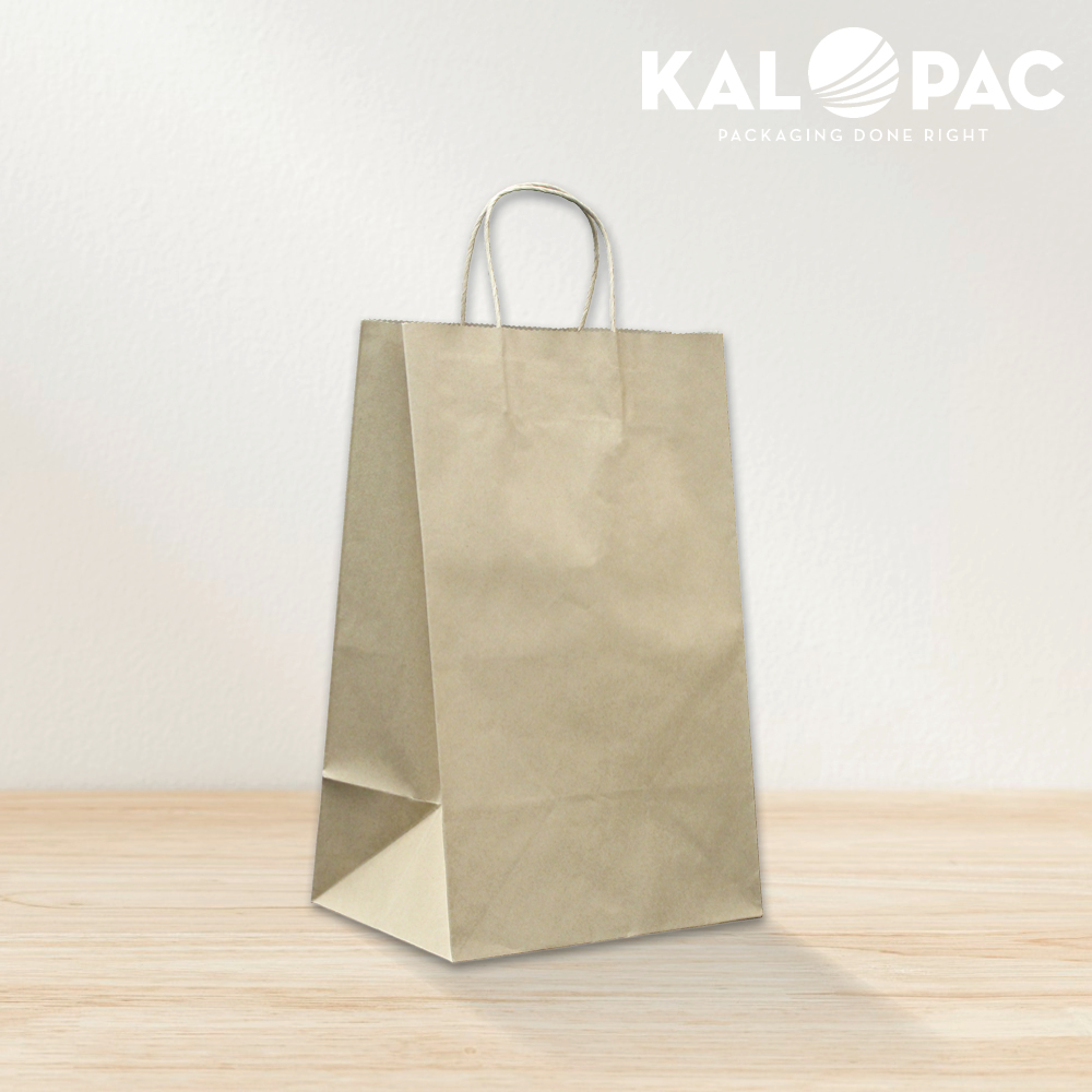 10x7x15 Uncoated Natural Kraft Stock Bag